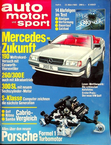Deckblatt Auto Motor und Sport (06/1983)